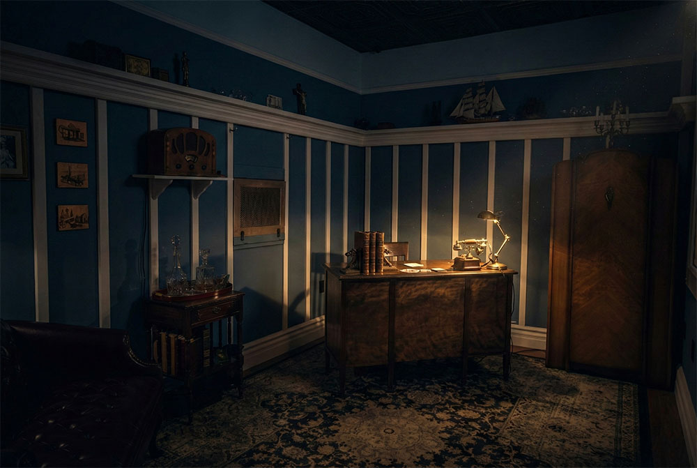 An intimate performance space inside the Magician’s Study